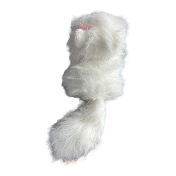 Ganz Webkinz HM110 Persian Cat‎ with a bracelet collar white kitty no code 7” - Picture 2 of 9